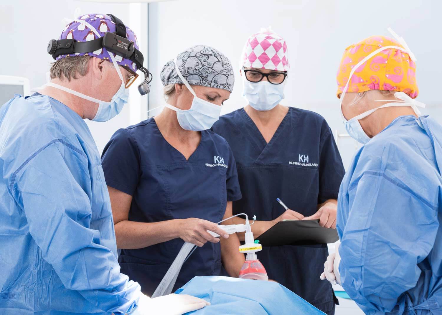 Under brystoperasjon hos Klinikk Haukeland i Drammen