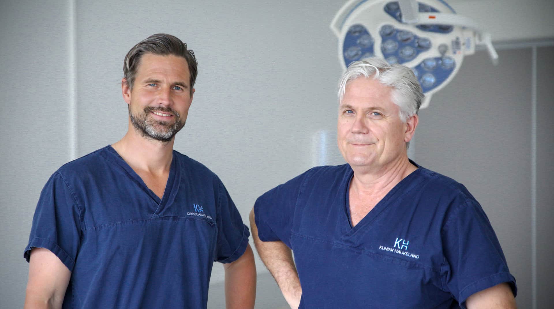 Bilde av Dr. Lars Haukeland og Martin Jørgensen